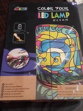 HearthSong Color-Your-Own LED Ocean Lamp