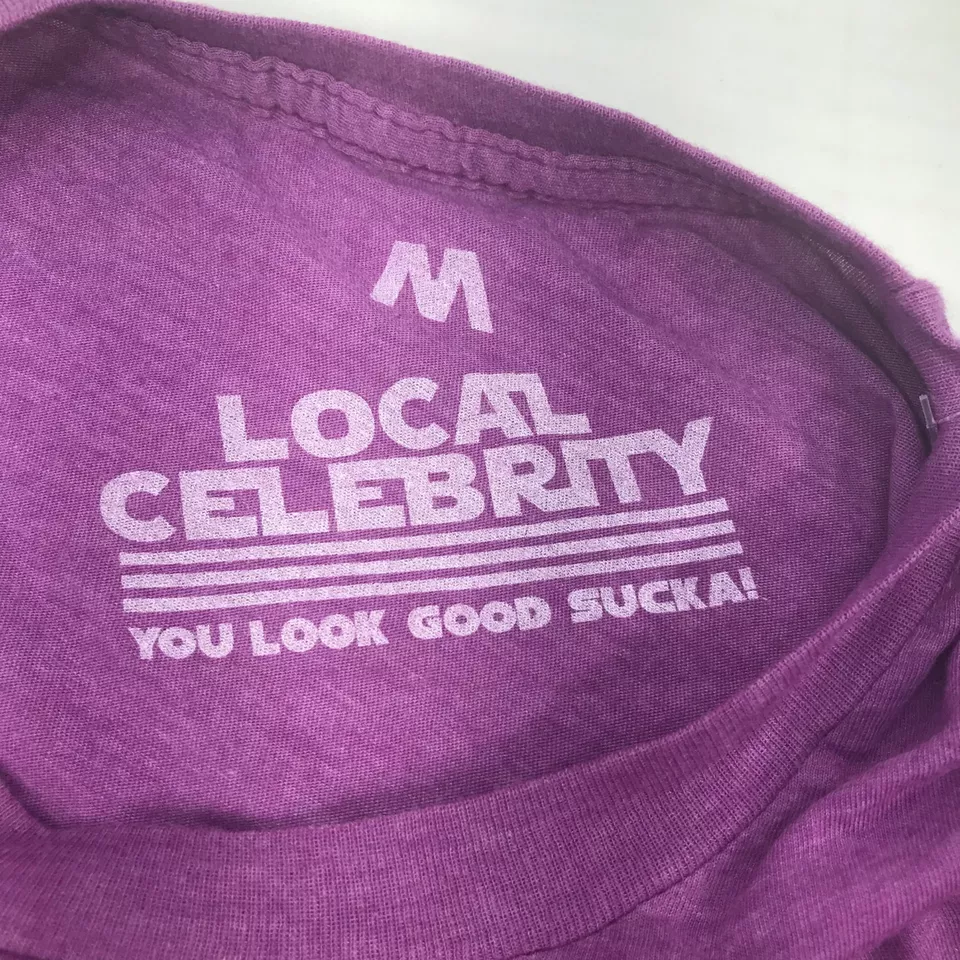 Camiseta manga corta Local Celebrity para mujer talla mediana This Is Your Brain On Love nueva Foto 4 de 4