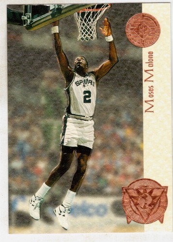 Moses Malone #P4 1994 SP Championship Playoff Heroes card