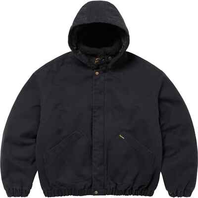 Supreme Faux Shearling Lined Bomber Jacket FW24 Black White Supreme Faux Shearling Lined Bomber Jacket FW24 Black White