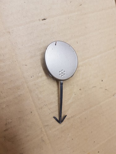 VW EOS STOßSTANGE ABSCHLEPPHAKEN ABDECKUNG ÖSE KAPPE SILBER 1Q0807441