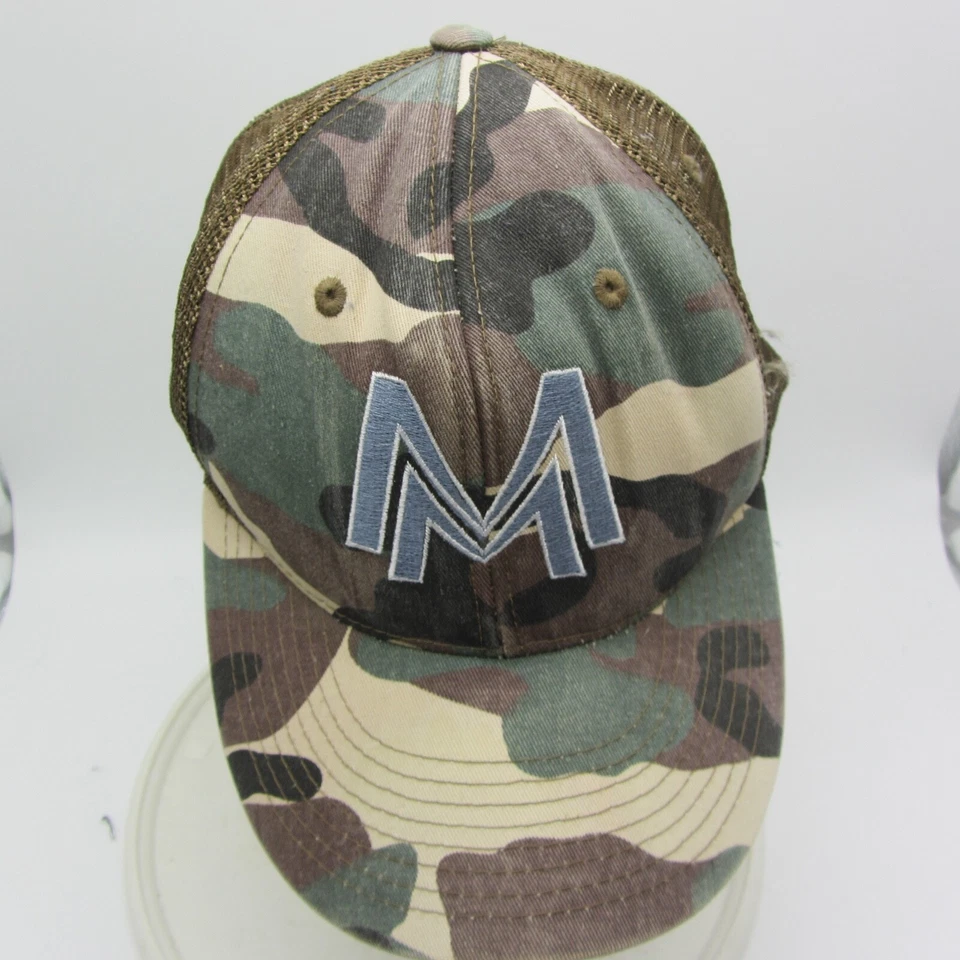 Letter MM Hat Cap Camo Rincon Decoy Mesh Snapback Tactical Hunting Outdoors Men* - Image 3 of 4