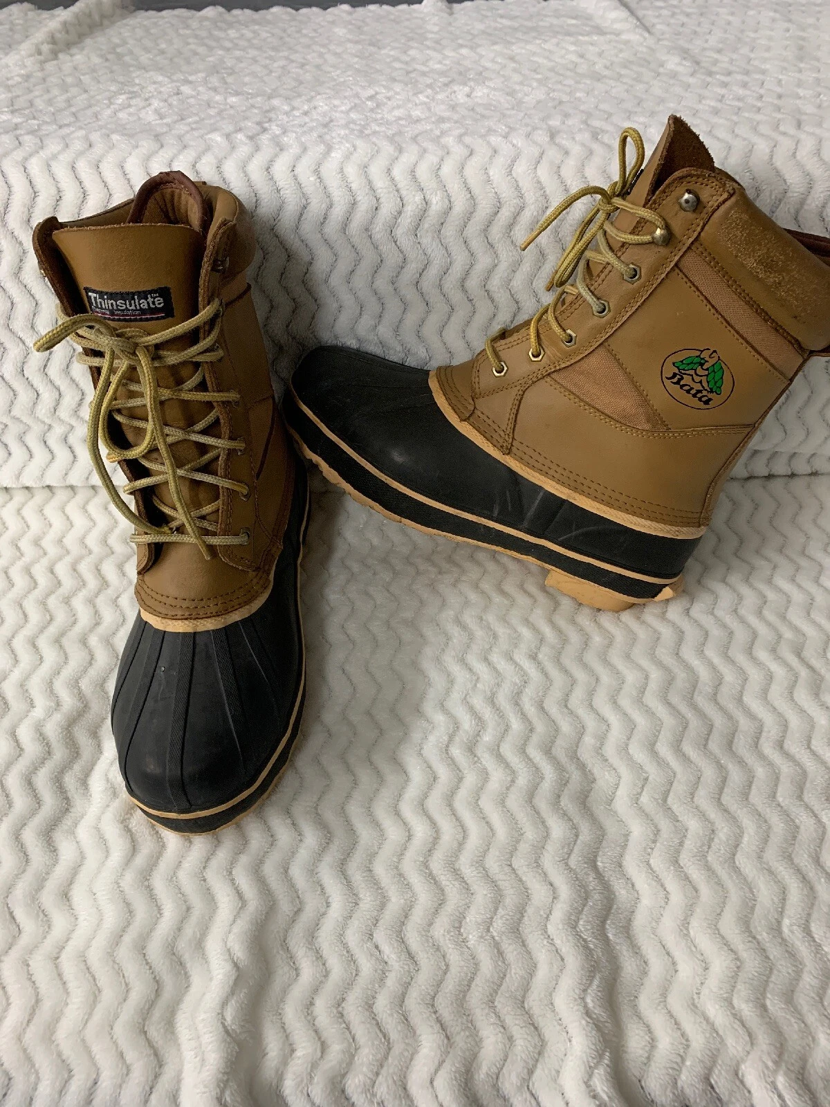 Men's Thinsulate BATA Work Boots Steel Shank Size 9 Mens Winter Boots Steel Toe