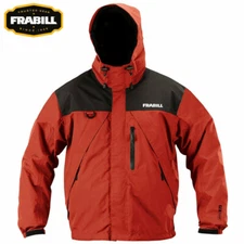Frabill F2 Surge Fishing Rainsuit Rain Jacket - Color Red Size Choose - NEW!