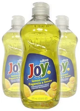 JOY ULTRA LEMON Scent Dish Washing Degreaser Liquid Soap 12.6oz  Kitchen Cleaner