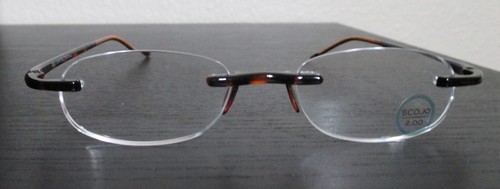 Scojo New York Gels Lesebrille randlos leicht 71515 Schildkröte +1,50 - Bild 3 von 8