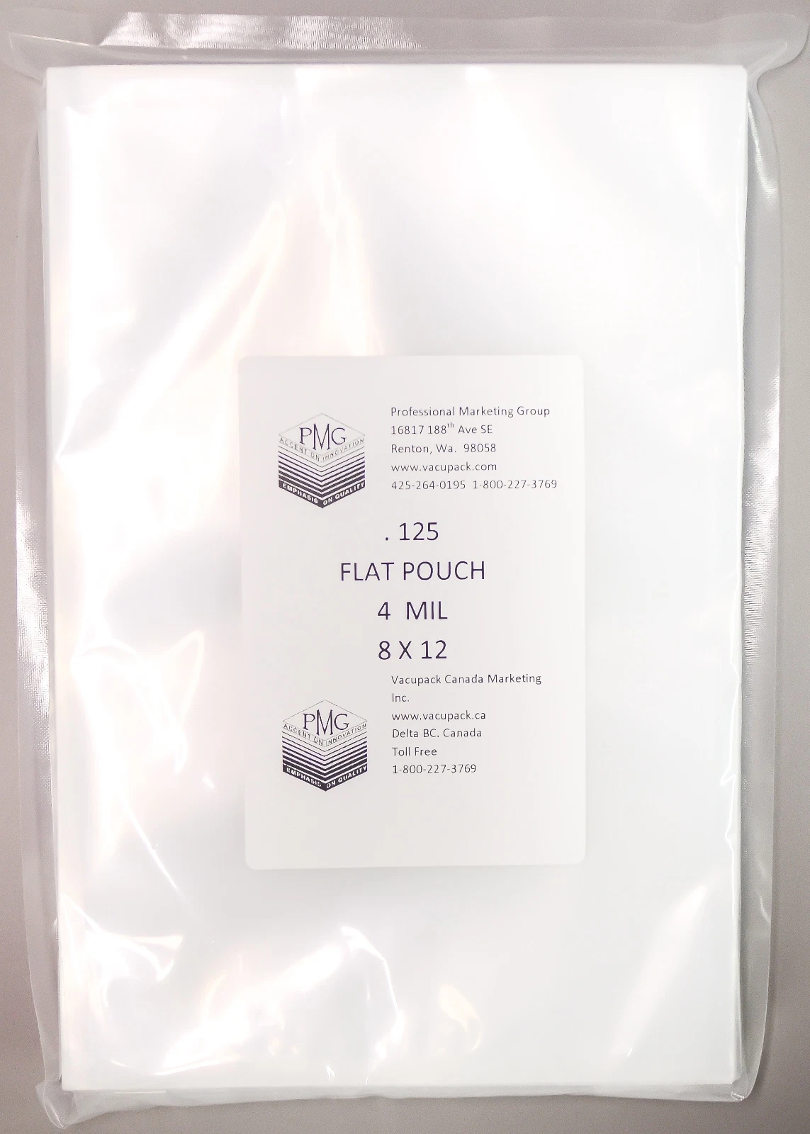 CHAMBER BAGS for ARY VacMaster 4 Mil 8x12, 125 pouches, Chamber Vacuum Sealer
Opens in a new window