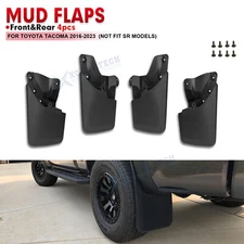 4PCS/SET Mud Flaps Splash Guards OE Replacement Kit For Toyota Tacoma 2016-2023