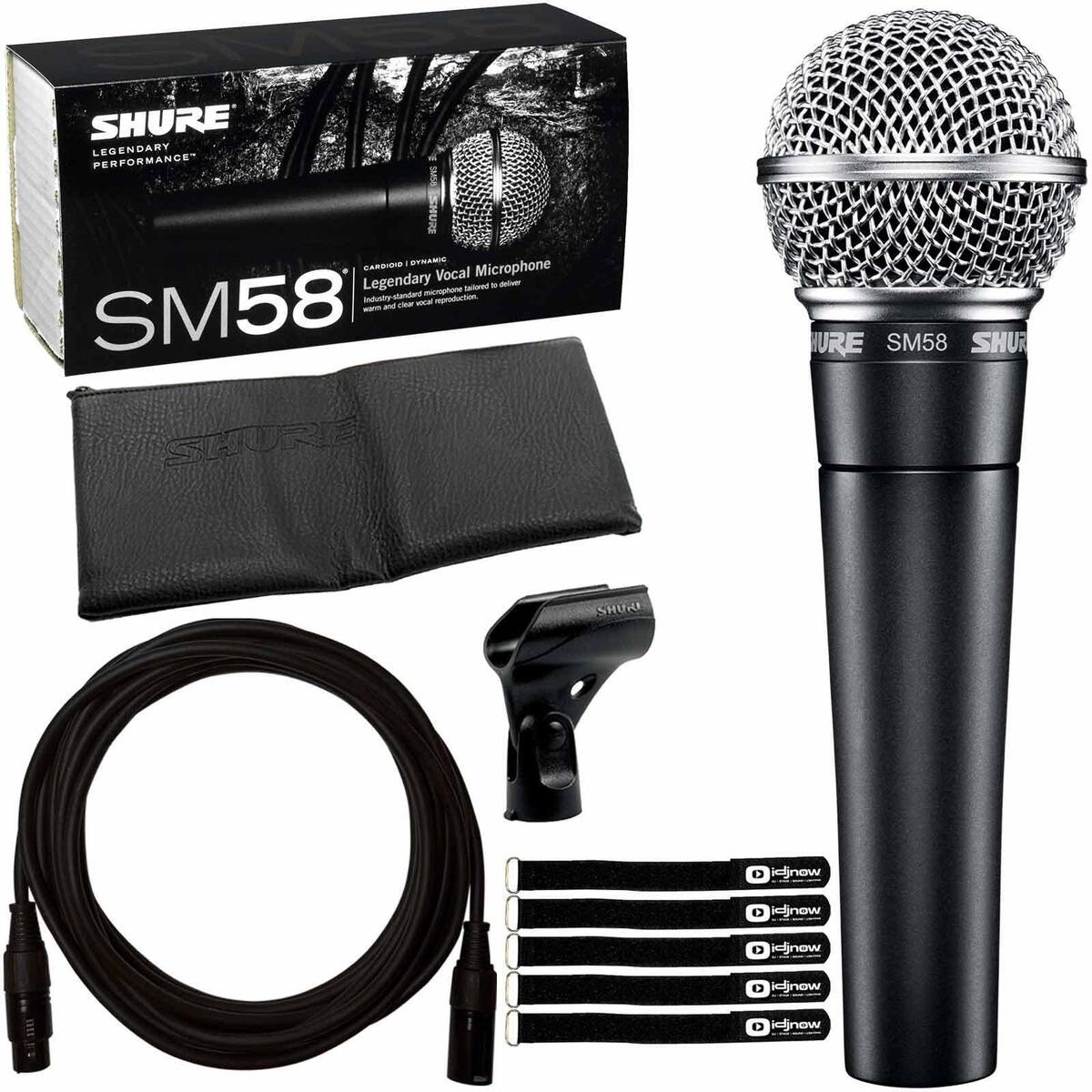 Shure SM58-LC Vocal Microphone — Rock and Soul DJ Equipment and