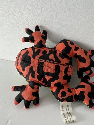 DART FROG Determined Productions 1992 Vintage Beanie Plush Toy Animal - Picture 2 of 11