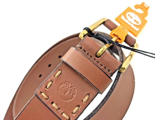Vestido Timberland Para Hombre B75392017P Cuero Genuino o Cinturón Informal - Marrón con Logotipo - Imagen 2 de 6