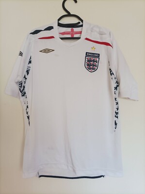 ENGLAND NATIONAL TEAM 2007 2009 home FOOTBALL SOCCER SHIRT JERSEY