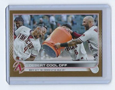2022 Topps Update Desert Cool Off Arizona D-Backs GOLD BORDER Parallel #d /2022