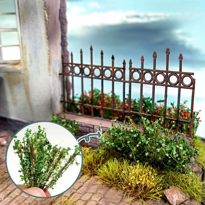Season Bushes Ho/oo Scale Miniatures Shrub Forest Plants Railway Scenery Model - Image 2 of 4