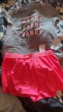 Bnwt Girl's 2 Pc Under Armour Set. Size Ylg Shorts  Ss