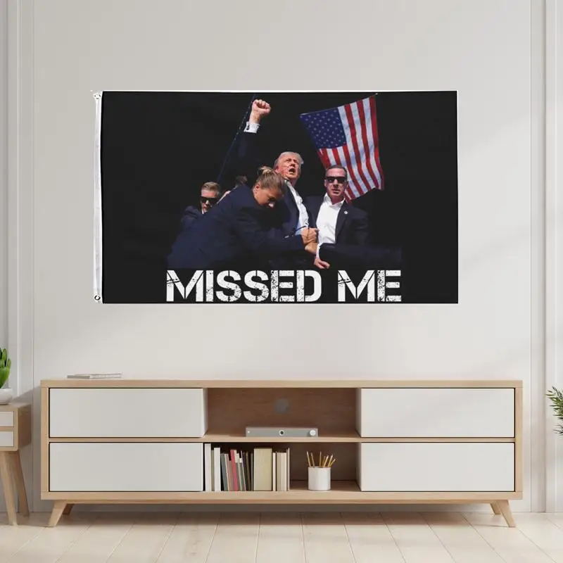 Premium 3x5FT 2024 Donald Trump Save America Again Bandiera BLU - Foto 11