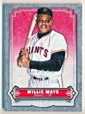 2012 Topps Five Star Club Willie Mays #FSC1 (xx/50) - QTY AVAIL