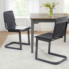 Dining Chair London Faux Linen Blue Set Of 2 Better Homes Gardens For Sale Online Ebay