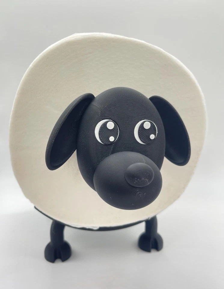 Lindo soporte de papel higiénico para animales - Decoración de baño impresa en 3D - Linda granja Foto 2 de 4