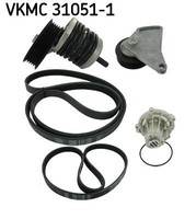 SKF Wasserpumpe + Keilrippenriemensatz Vkmc 31051-1 FüR Audi VW