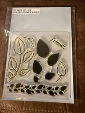 THE STAMPS OF LIFE CLEAR STAMPS LEAVES
