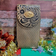 Praying Cowboy Phone Holster With BELT CLIP for Medium Phones Western  Leather