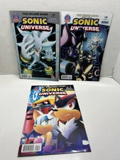SONIC UNIVERSE #4, 25, 26 Silver Saga Part 1 & 2 Shadow Saga Part 4