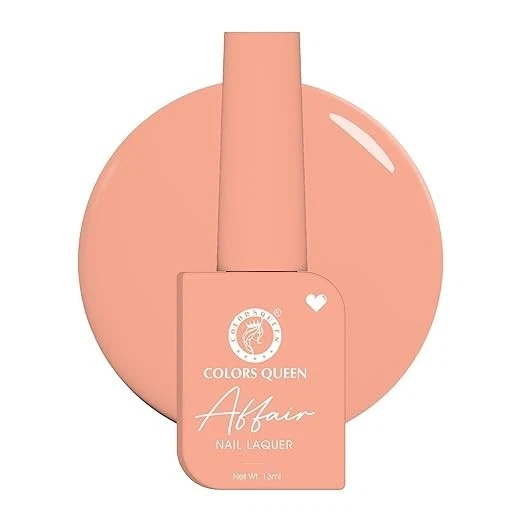 Colors Queen Affair Nail Polish - 27 - Cup Cake, 13ml | Rich Pigmentation, Quick