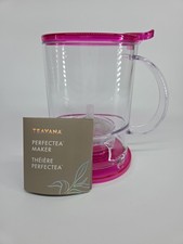 Teavana Perfectea Tea Maker Loose Leaf Tea Infuser Pink 16 oz Brand New 
