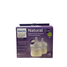 Philips Avent Biberones Naturales con Pezones de Respuesta Natural 2 PACK CAJA ABIERTA