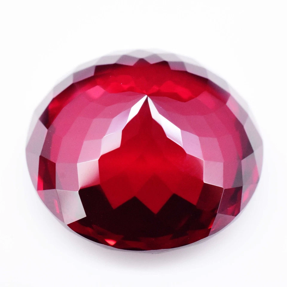 47.15 Ct Natural Certified Mozambique Red Pyrope Garnet 21mm Round Loose Gem - Image 4 of 4