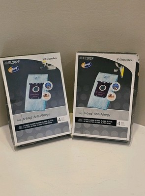 8 BAGS - Electrolux Anti-Allergy s-bag Vacuum Bags EL202G Genuine 