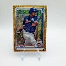 2020 Bowman #BCP-37 Wilfred Astudillo Chrome Prospects Mojo Refractor Gold #/50