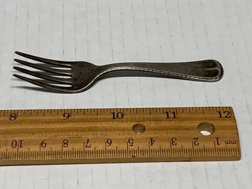 VINTAGE REED-BARTON CHILDS FORK, STERLING SILVER ,4" LONG