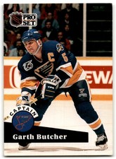 1991-92 Pro Set French Garth Butcher St. Louis Blues #583