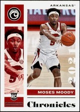Moses Moody 2021-22 Rookie Cards - Choose! Golden State/Arkansas Basketball RC