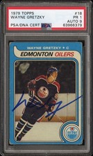 1979-80 Topps Wayne Gretzky #18 Rookie Card Edmonton Oilers SIGNED RC AUTO HOF. rookie card picture