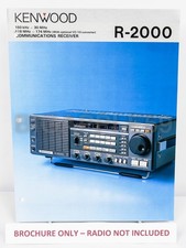 Brochure per Kenwood R-2000 ricevitore radioamatoriale onde corte