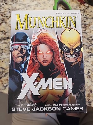 Munchkin X-Men Game Steve Jackson Games USAopoly Marvel