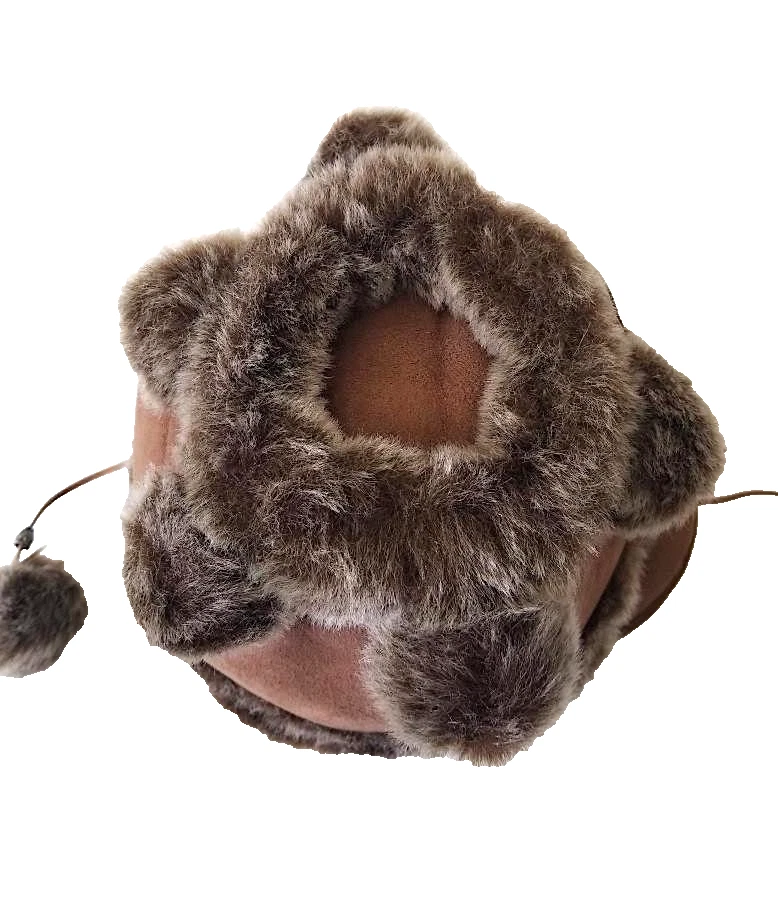 KHOREZM STYLE WINTER HAT FROM URGENCH, UZBEKISTAN  - AMAZINGLY WARM - MEDIUM - Image 3 of 4