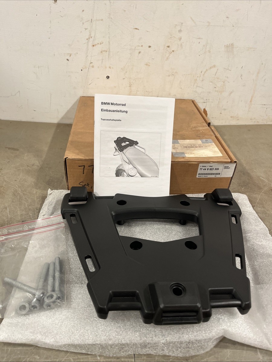 H. OEM BMW 77448523309 Pannier Plate F650 F700 F850 GS | eBay