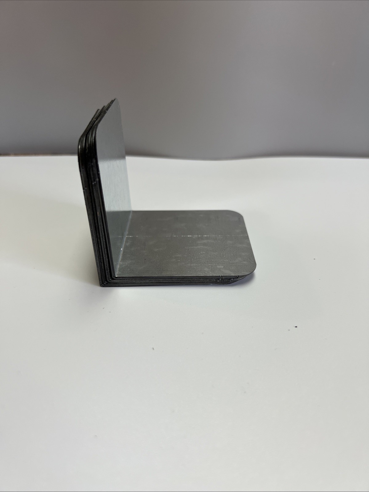 8 Metal Angle Brackets 2 1/2x2 1/2 Inches Solid Metal No Holes Rounded Corners