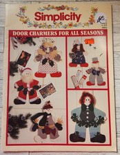 Vintage 3802 Simplicity Door Charmers For All Seasons Sewing Patterns  1995