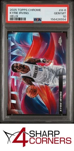 2025 Topps Chrome Kyrie Irving Base (PSA 10)