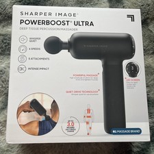 Sharper Image Powerboost Ultra Deep Tissue Percussion Massager massage gun deep