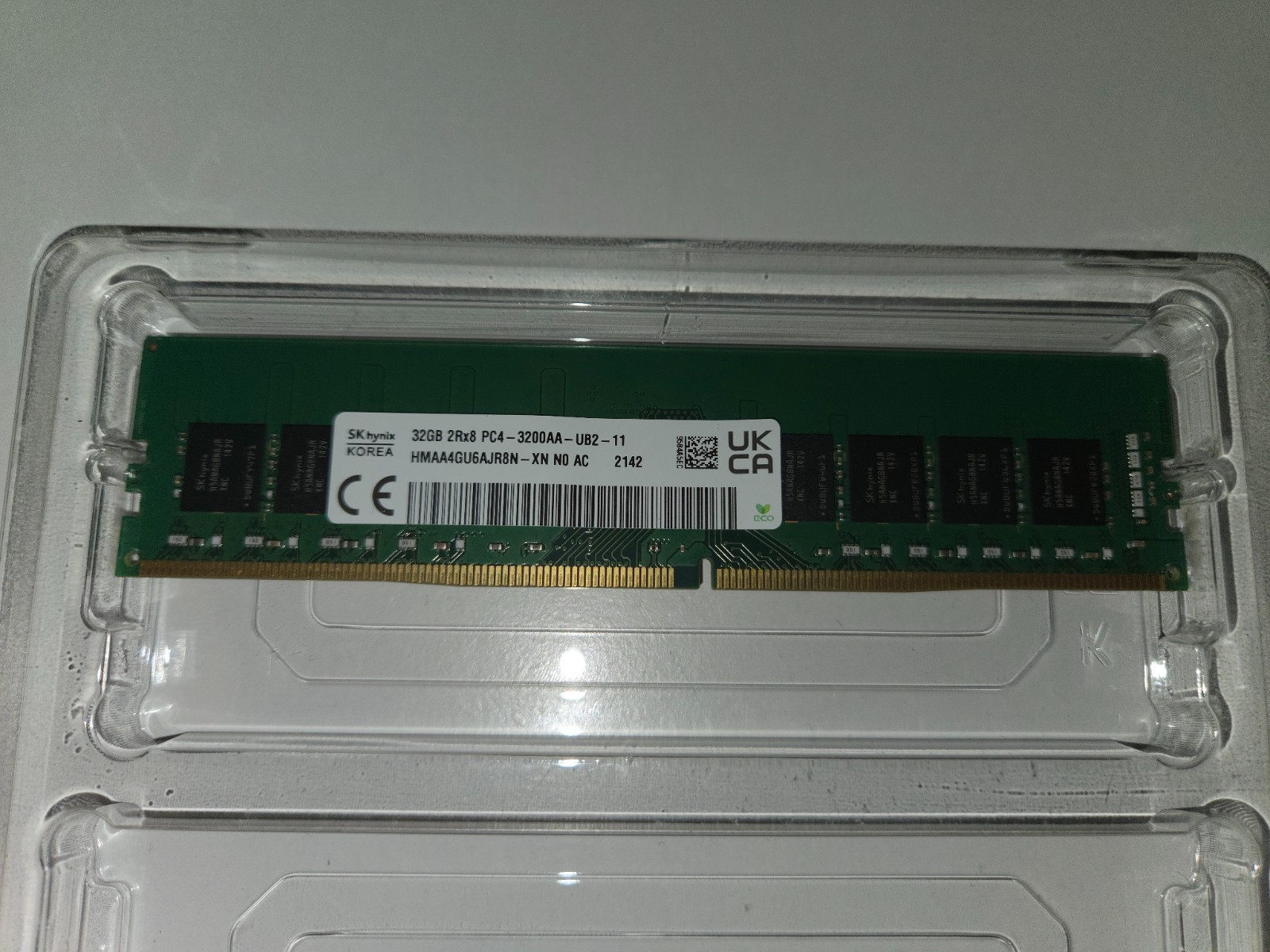 Sk Hynix 32Gb 2Rx8 Pc4 3200Aa Desktop Ram Hmaa4Gu6Ajr8N-Xn No Ac Cl22
