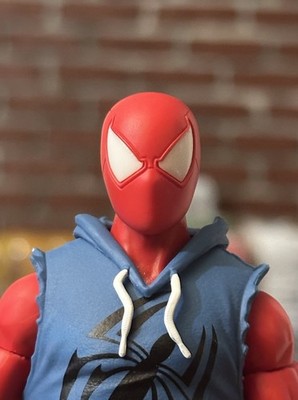 Marvel Legends Retro Scarlet Spider Ben Reilly Comic Accurate Custom HEAD ONLY