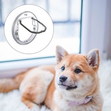 Pet Door Flap Replacement Plastic Hole Controlled Access Locking Cat