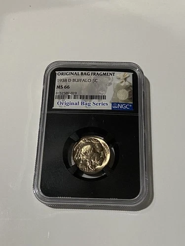1938 D Buffalo Nickel NGC MS66 Original Bag Series