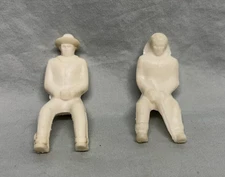 Vintage Original 1950's REL Plastic Wagon/Caisson Driver and Shotgun Rider